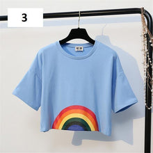 Load image into Gallery viewer, Rainbow Crop T-Shirt