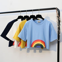 Load image into Gallery viewer, Rainbow Crop T-Shirt