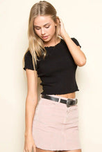 Load image into Gallery viewer, Ruffled Crop T-Shirt