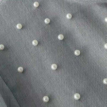 Load image into Gallery viewer, Ruffled &amp; Pearl Beaded Shirt