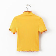 Load image into Gallery viewer, Scallop Turtleneck T-Shirt
