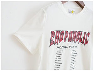 'SHOPAHOLIC' Crop T-Shirt