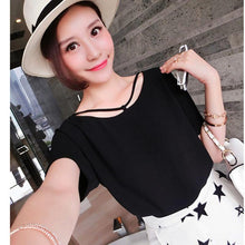 Load image into Gallery viewer, Short Sleeve Chiffon T-Shirt (4 Colors)
