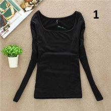 Load image into Gallery viewer, Solid Square Collar Shirt
