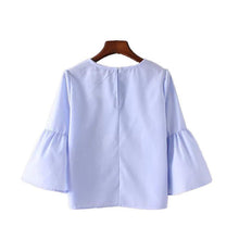 Load image into Gallery viewer, Striped Beading Blouse