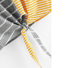 Load image into Gallery viewer, Striped Bow Tie T-Shirt