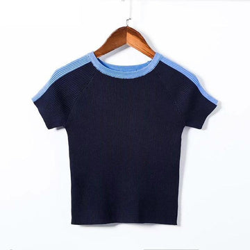Striped Crop T-Shirt