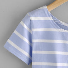 Load image into Gallery viewer, Striped Crop T-Shirt