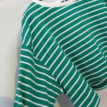 Load image into Gallery viewer, Striped Long Sleeve Crop Shirt