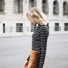 Load image into Gallery viewer, Striped Long Sleeve O-Neck Shirt