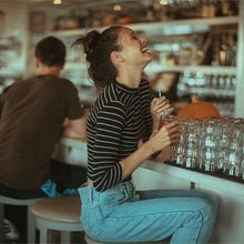 Load image into Gallery viewer, Striped Long Sleeve O-Neck Shirt