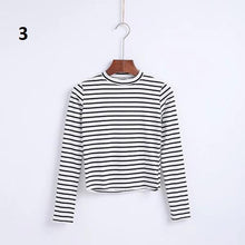 Load image into Gallery viewer, Striped Long Sleeve O-Neck Shirt