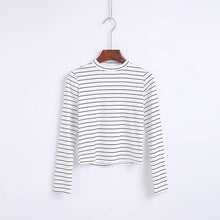 Load image into Gallery viewer, Striped Long Sleeve O-Neck Shirt