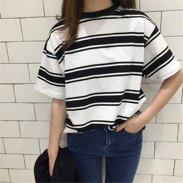 Striped Loose T-Shirt