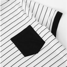 Load image into Gallery viewer, Striped Patchwork T-Shirt