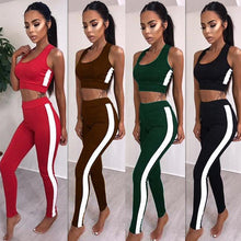 Load image into Gallery viewer, Striped Track Suit (2 Piece Set)