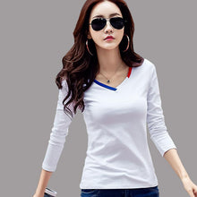 Load image into Gallery viewer, V-Neck Long Sleeve Shirt (2 Colors)