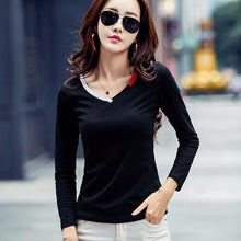 Load image into Gallery viewer, V-Neck Long Sleeve Shirt (2 Colors)