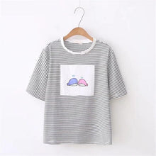 Load image into Gallery viewer, Whale Striped T-Shirt
