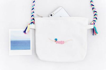 Colorful Strap Tote