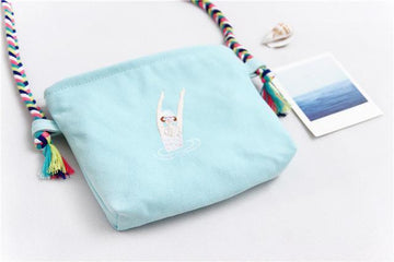 Colorful Strap Tote