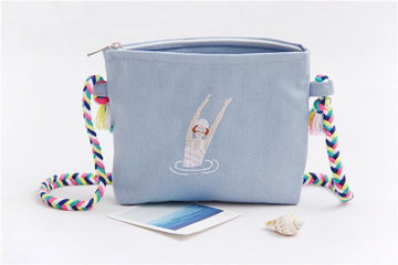 Colorful Strap Tote
