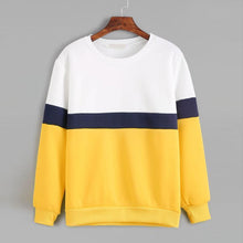 Load image into Gallery viewer, Two Tone Striped Sweatshirt