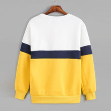 Load image into Gallery viewer, Two Tone Striped Sweatshirt