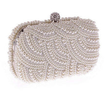 Load image into Gallery viewer, Evening Clutch With Pearls