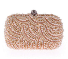 Load image into Gallery viewer, Evening Clutch With Pearls