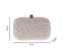 Load image into Gallery viewer, Evening Clutch With Pearls