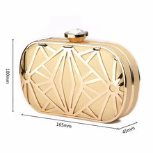 Load image into Gallery viewer, Evening Gold Clutch