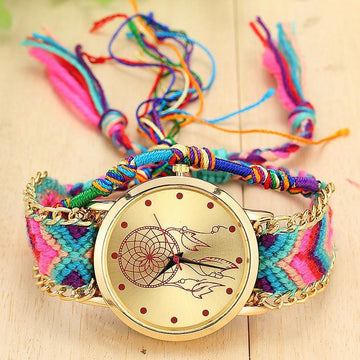 Colorful Knitted Bracelet Watch (8 Colors)