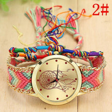 Load image into Gallery viewer, Colorful Knitted Bracelet Watch (8 Colors)