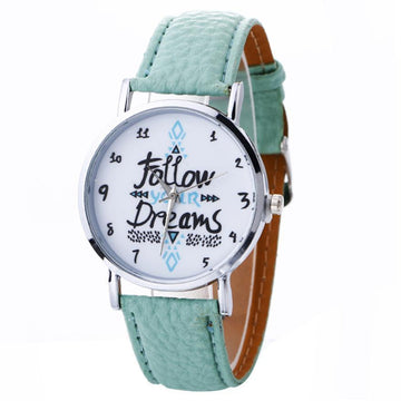 Leather Belt Quartz Watch (8 Colors)