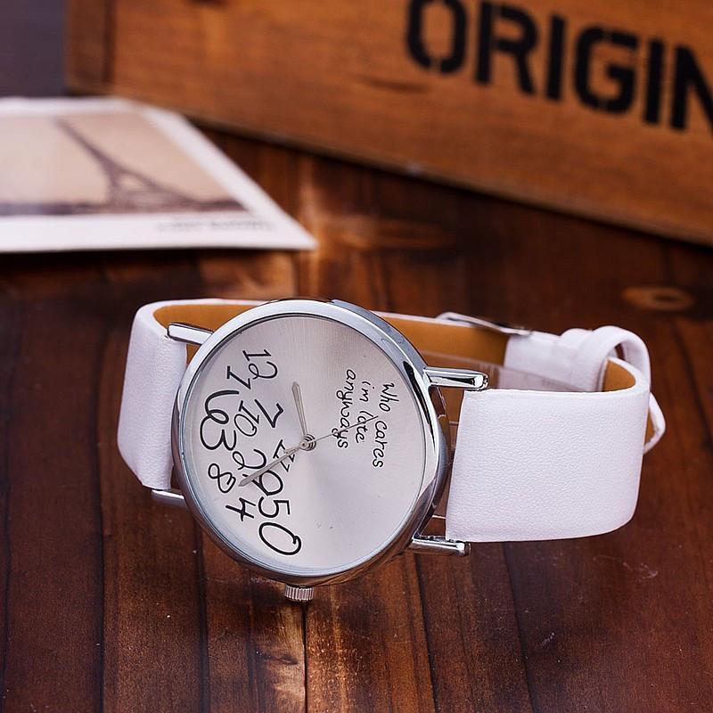 "Who cares I'm late anyways" Watch (3 Colors)
