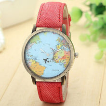 Load image into Gallery viewer, World Map Watches (7 Colors)