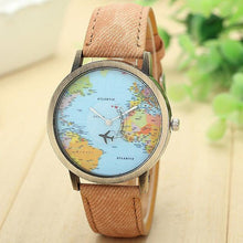 Load image into Gallery viewer, World Map Watches (7 Colors)