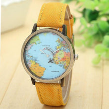 Load image into Gallery viewer, World Map Watches (7 Colors)