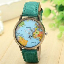 Load image into Gallery viewer, World Map Watches (7 Colors)