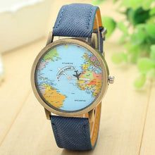 Load image into Gallery viewer, World Map Watches (7 Colors)